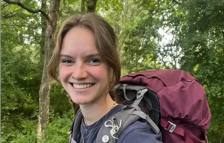 Linde doet een sponsorloop op het Gelukkigerwijspad